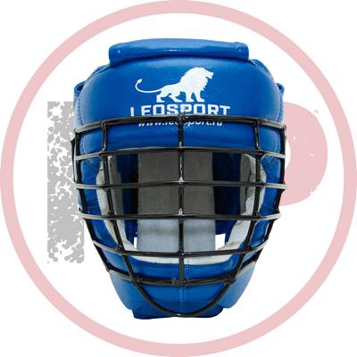 Шлем с металлической маской для АРБ Leosport