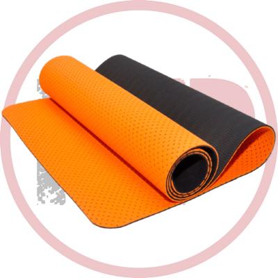 Коврик для йоги и фитнеса GODO, TPE Перфорированный, 183х61