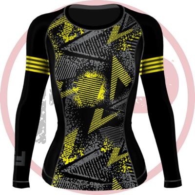 Компрессионный рашгард 6F (лонгслив) женский Giallo
