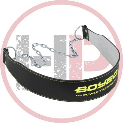 Пояс для отягощений BoyBo CLASSIC с цепью, кожа