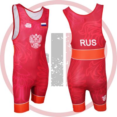 Трико борцовское BoyBo Profi Gerb