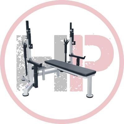 Стойка домкратная с упорами и скамьей  ProfiGym-ПЛ-0040-F