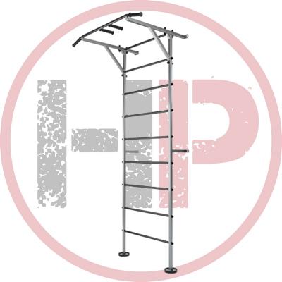 Шведская стенка неразборная с турником облегченная  ProfiGym-ТК-0011-J
