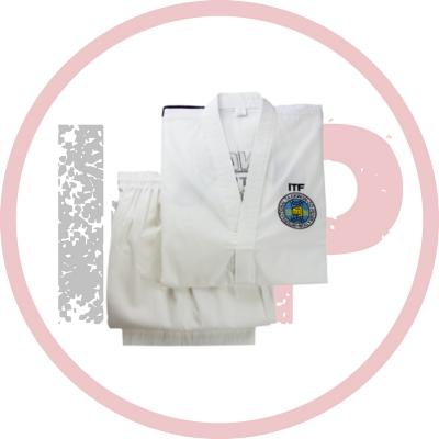 Кимоно для тхэквондо Sasung ITF Black Belt